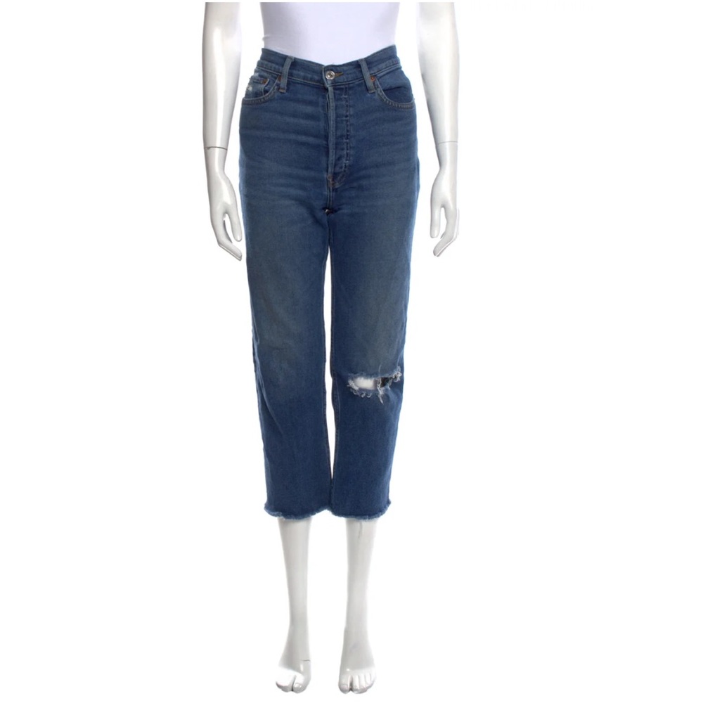 Re/Done Women’s Mid-Rise Straight Legs Jean Size US 28 - Excellent Condition